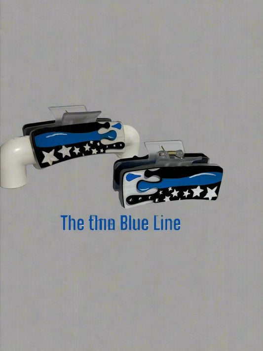 The Thin BlueLine Hair Clip